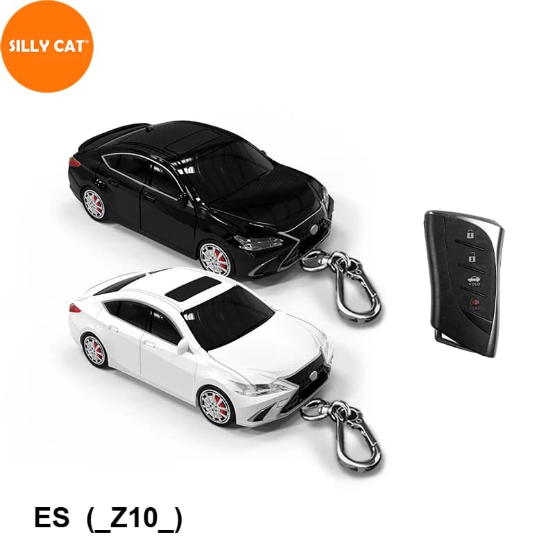 Car Shape Model Car Key Fob Case Cover Bag Protector Suitable For LEXUS ES Z10 UX AA1 AH1 LS F5 Plastic Model Key Fob Cover Case