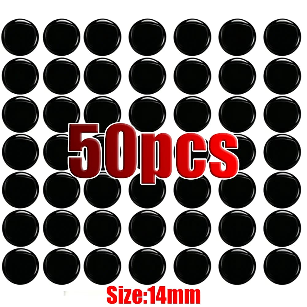 50pcs 14MM Car Key Crystal Logo Sticker Epoxy Emblem for XHO-RSE VVDI K-D Remote Control for BM-W/Fo-rd/To-yota/B-EN Accessories