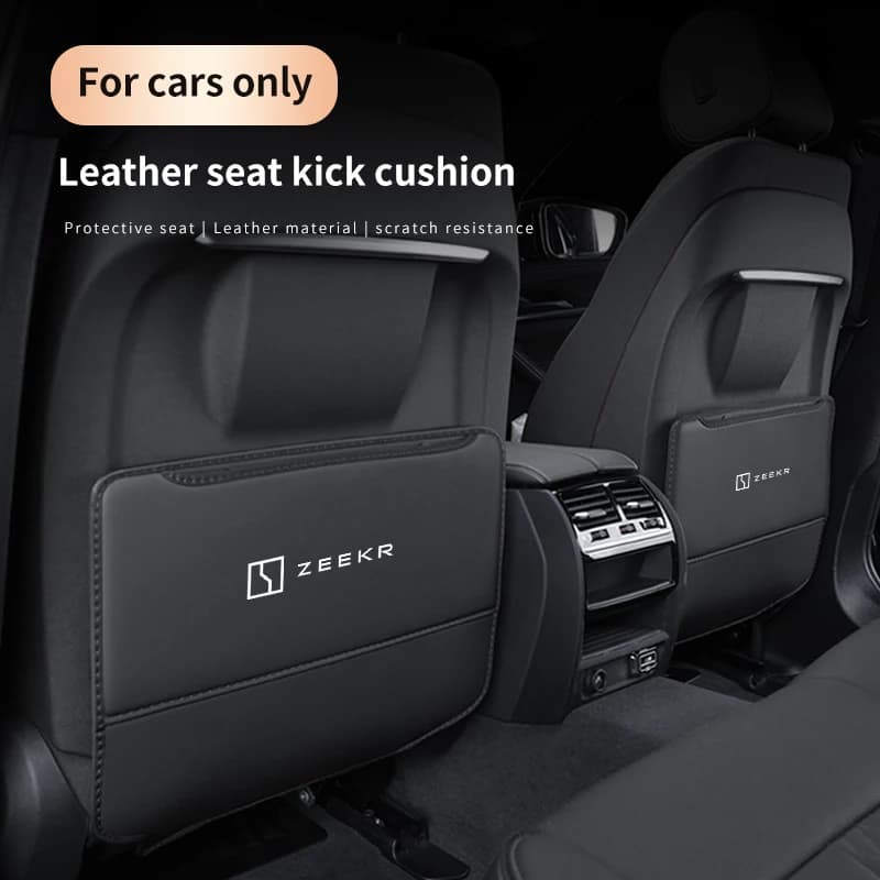 For ZEEKR X 001 007 009 2022 2023 2024 Car Seat Back Storage Rear Anti-Wear Backrest Anti-kick Pad Auto Accessories