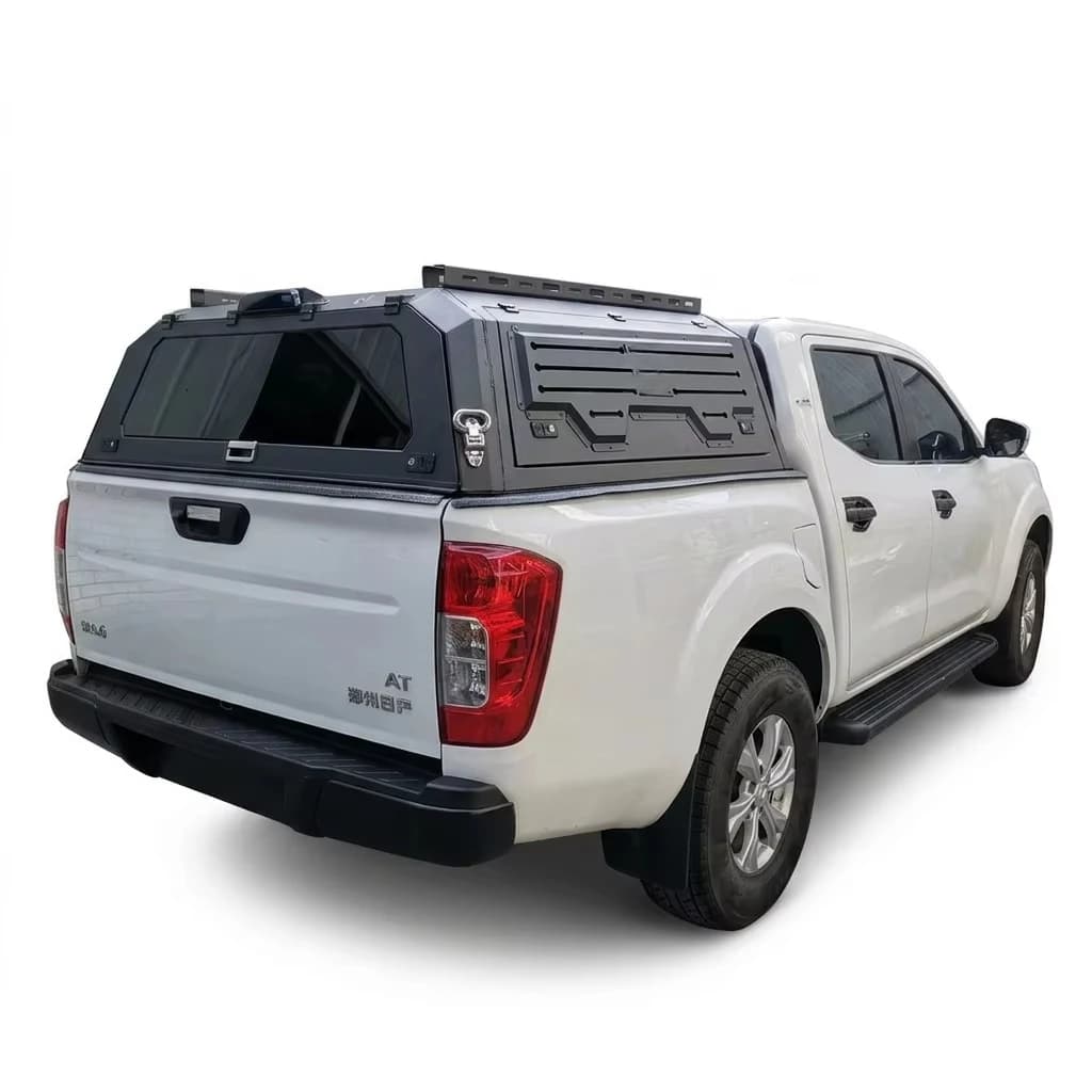 Wholesale Aluminum Hardtop Pickup Truck Canopy Camper Shell Waterproof for Nissan Navara NP300 Frontier Double Cab 2015-2026
