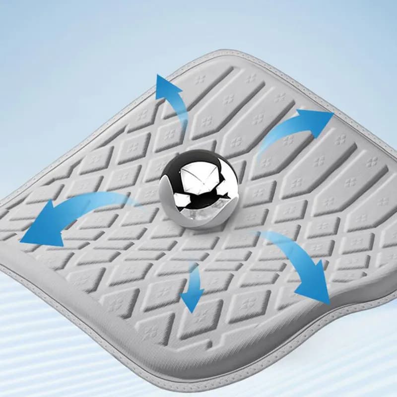 Truck Car Cool Seat Pad Pressure Relief Breathable Gel Seat Cushion for Home Office Chair Four Season Universal Pad 45x44cm