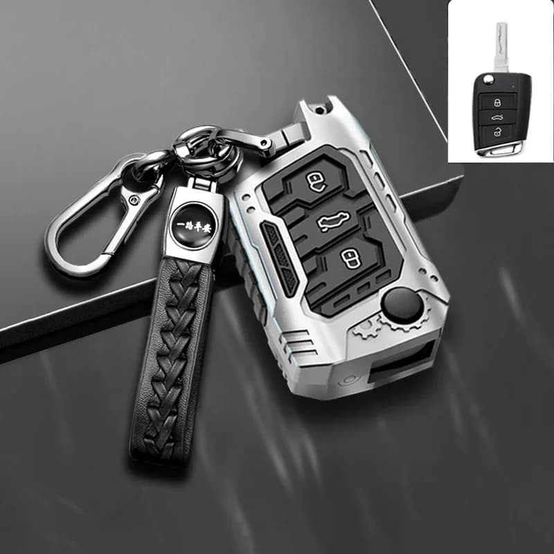 For VW golf 7 GTI POLO T-Cross T-Roc touran Tiguan Skoda Octavia Rapid kodiaq Fabia Seat Ibiza leon Ateca Arona Key Case Cover