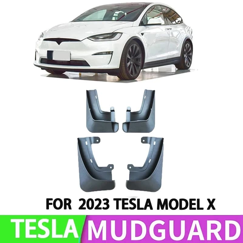 Splash Protection for Front and Rear Wheels of 2023 Tesla X TESLA MODEL X Cars