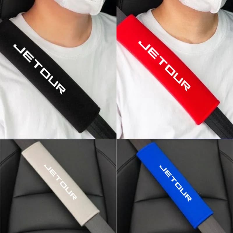 Car Seat Belt Shoulder Cover Breathable Protection Safety SeatBelt Pad For Chery Jetour X70 X90 Plus Dashing X70S X90S T2