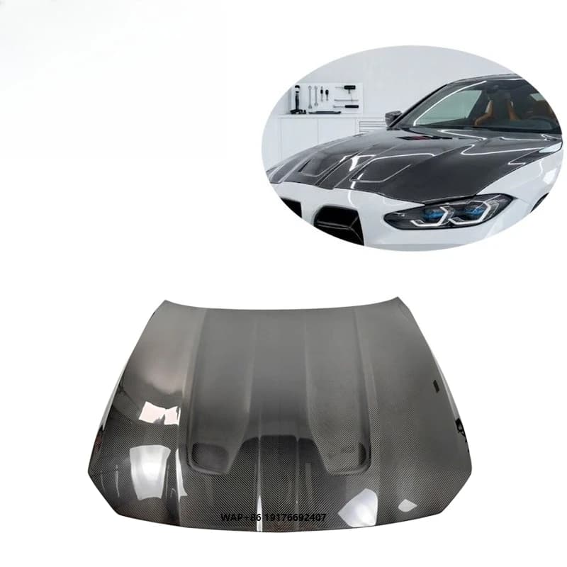 Style Dry Carbon Fiber Hood Front Hood Bonnet for G80 G82 M3 M4 2021