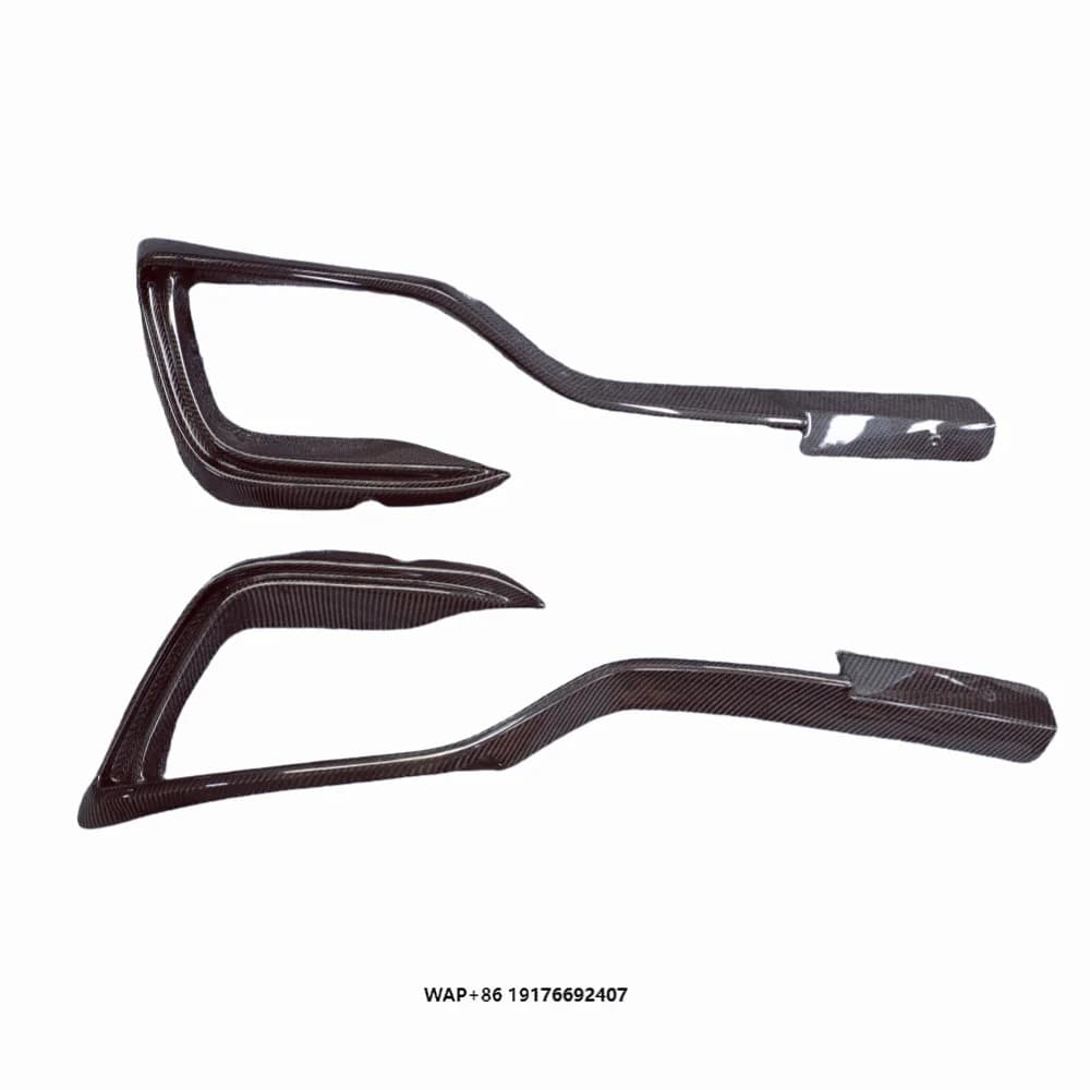 High Quality Carbon Fiber Front Bumper Wind Blade Decoration Suitable for 14-17 Models of Ghibli