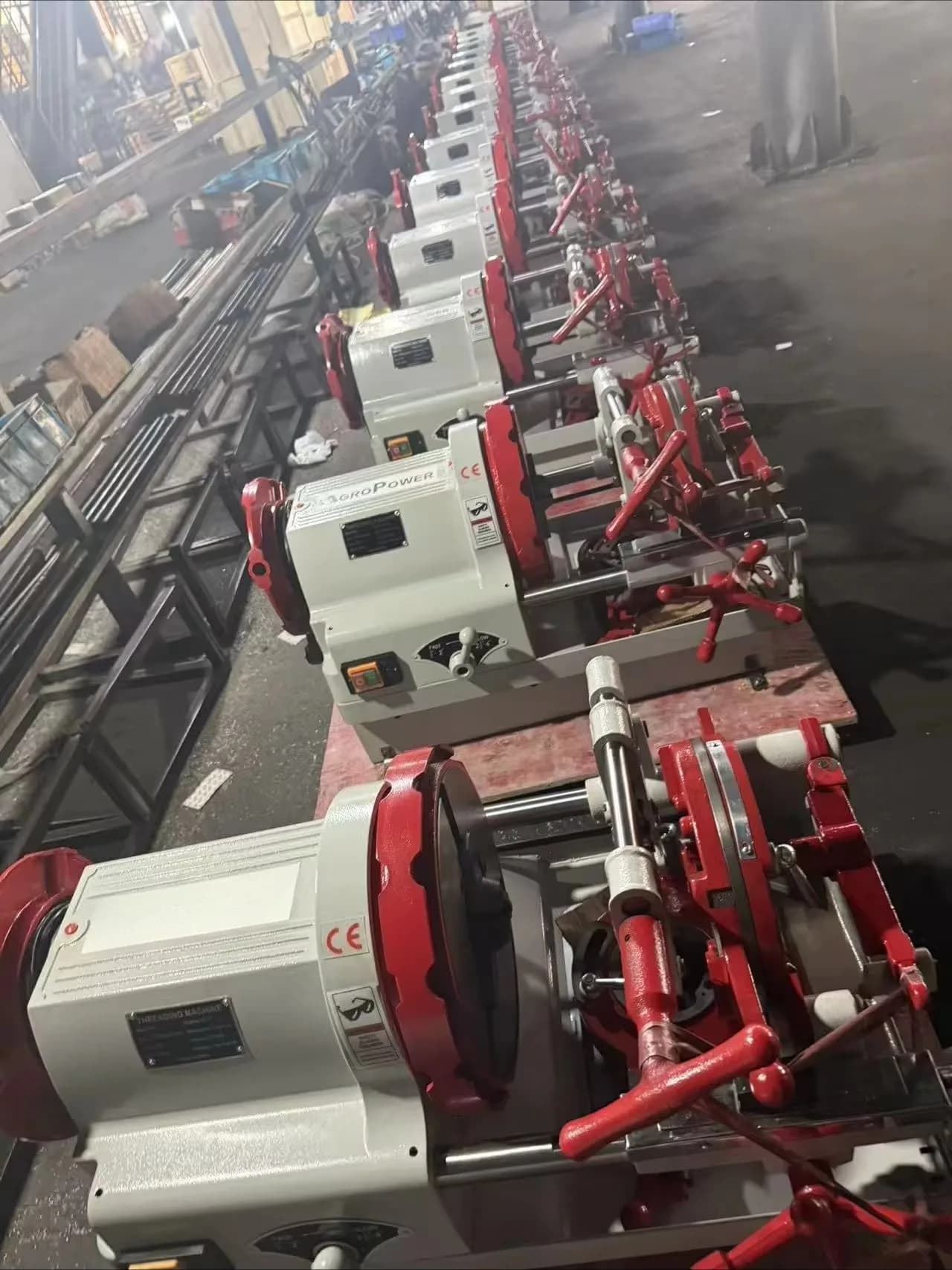 Electric 4-Inch Steel Pipe Threading Machine Heavy-Duty 1/2' to 4' Pipe Threader for Wholesale Products Power Pipe Threader