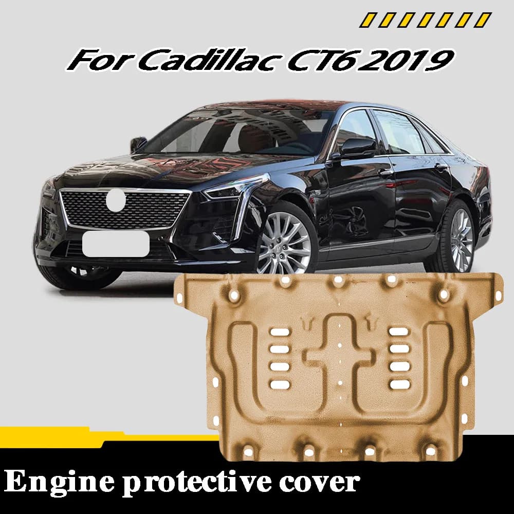 ine under-tray and chassis protection plate For Cadillac CT6 2019 2.0T Motor protection plate