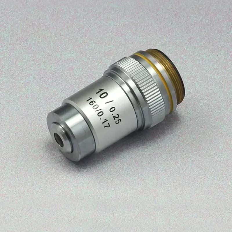 1PCS 10X DIN45 195 Biological Microscope Objective Lens Achromatic Tools Microscope Accessories
