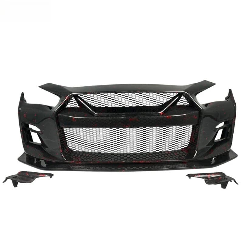 Q50 Carbon Fiber Bumper, Suitable for 2014-2023 Q50/Q50S, Modified with LB Style Honeycomb Carbon Fiber Bumper.