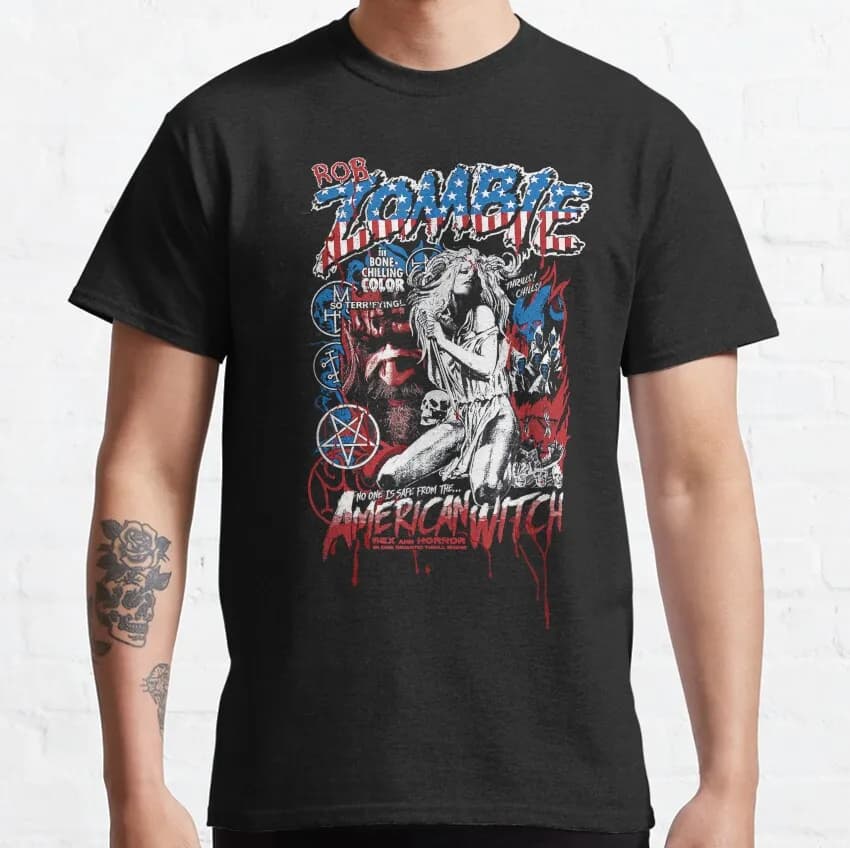 Halloween Singer Band Album Music Tour hellbilly deluxe house of 1000 corpses the devils rejects living dead girl horror t shirt