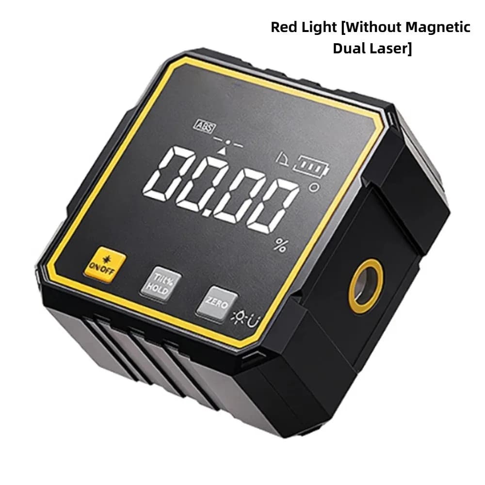 Waterproof Electronic Angle Protractor Four-sided Magnetic Rechargeable Digital Inclinometer Portable High-precision Slope Meter