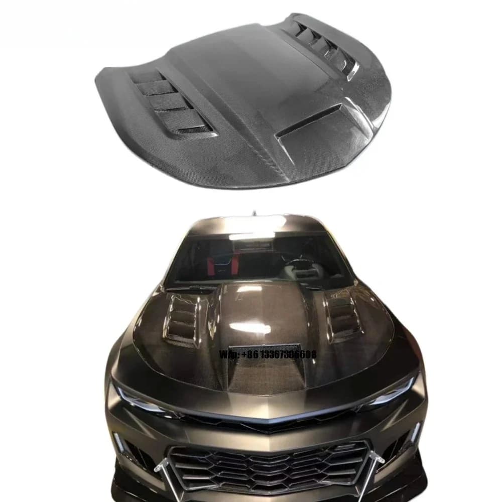 New Hot Selling High-quality Carbon Fiber Hood Bolts for 2016-2023 Camaro Multiple Vents Efficient Cooling Function