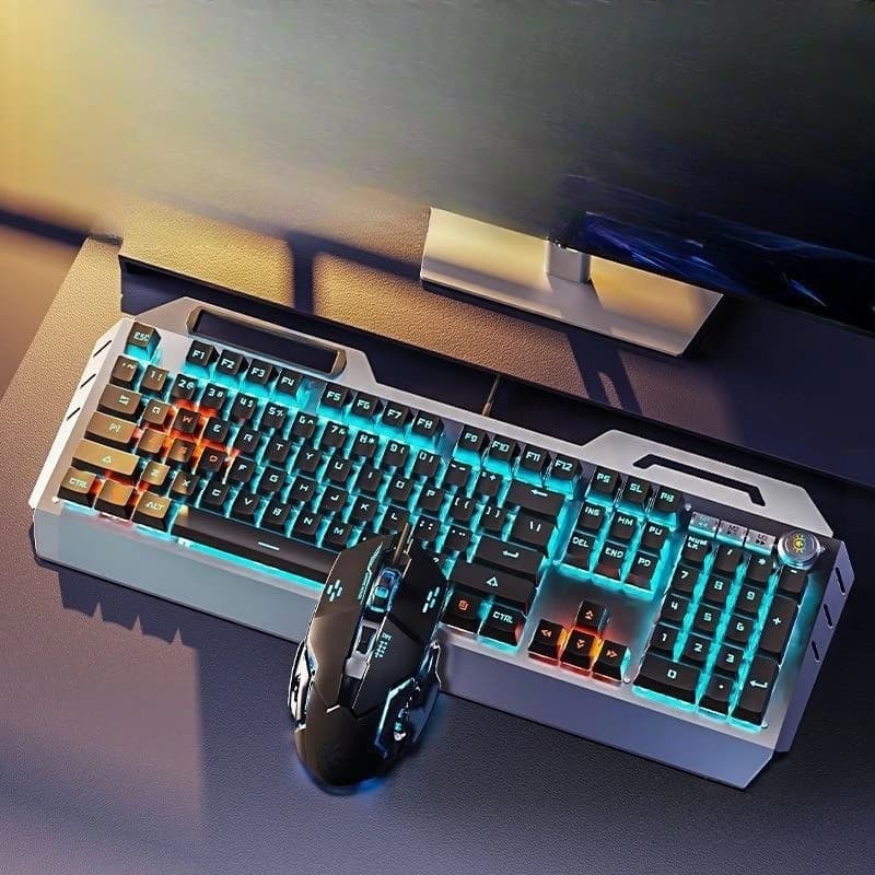 Mechanical keyboard and mouse set, e-sports computer office typing game
