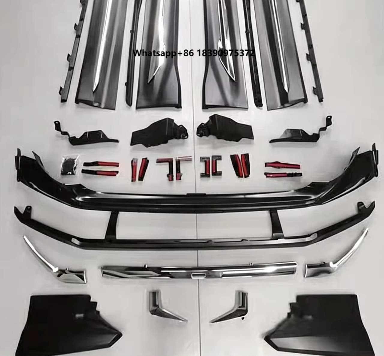 OEM Style ABS Full Lips Set  Vellfire 40 Series 2024 Facelift Body Kit