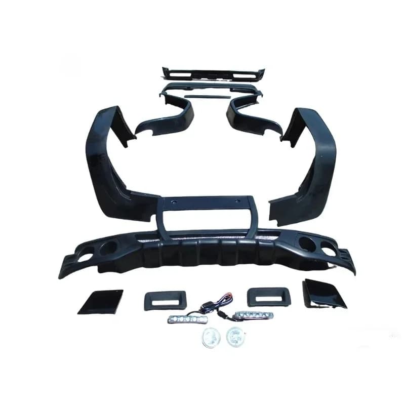 G Class W463 HM Style Body Kit Full Set for W463 1990~2018y FRP Material Over Fenders Rear Wing Front Bumper Rear Bumper