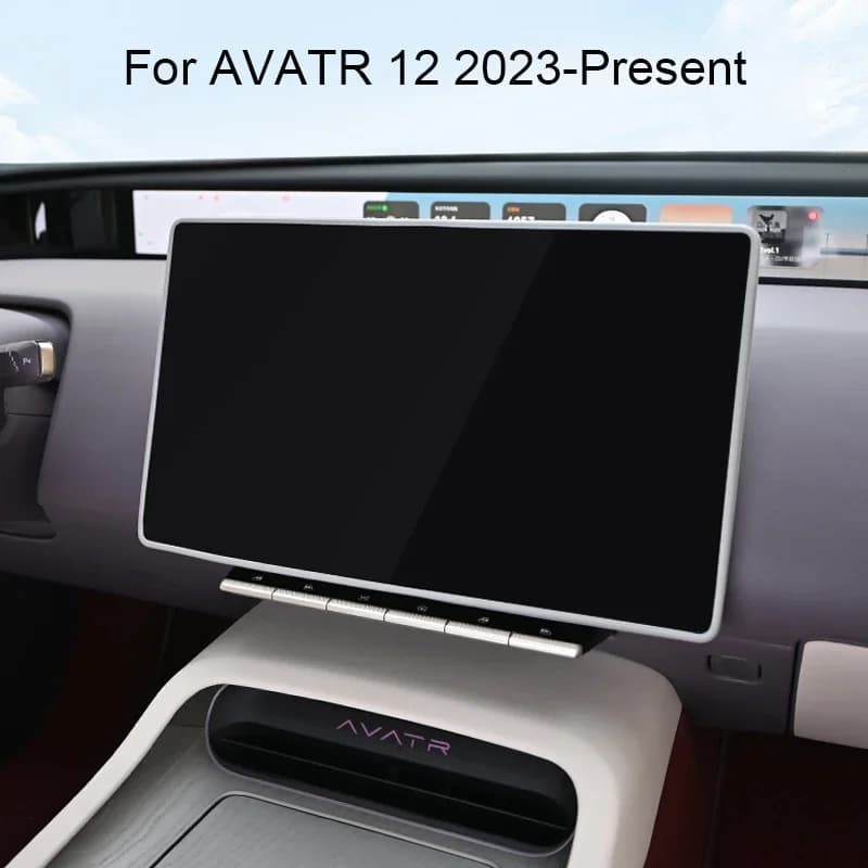 15.6" Car Navigation Screen Protective Silicone Cover  Interior Mirror Cover Auto Accessory For CHANGAN AVATR 12 2023-Present
