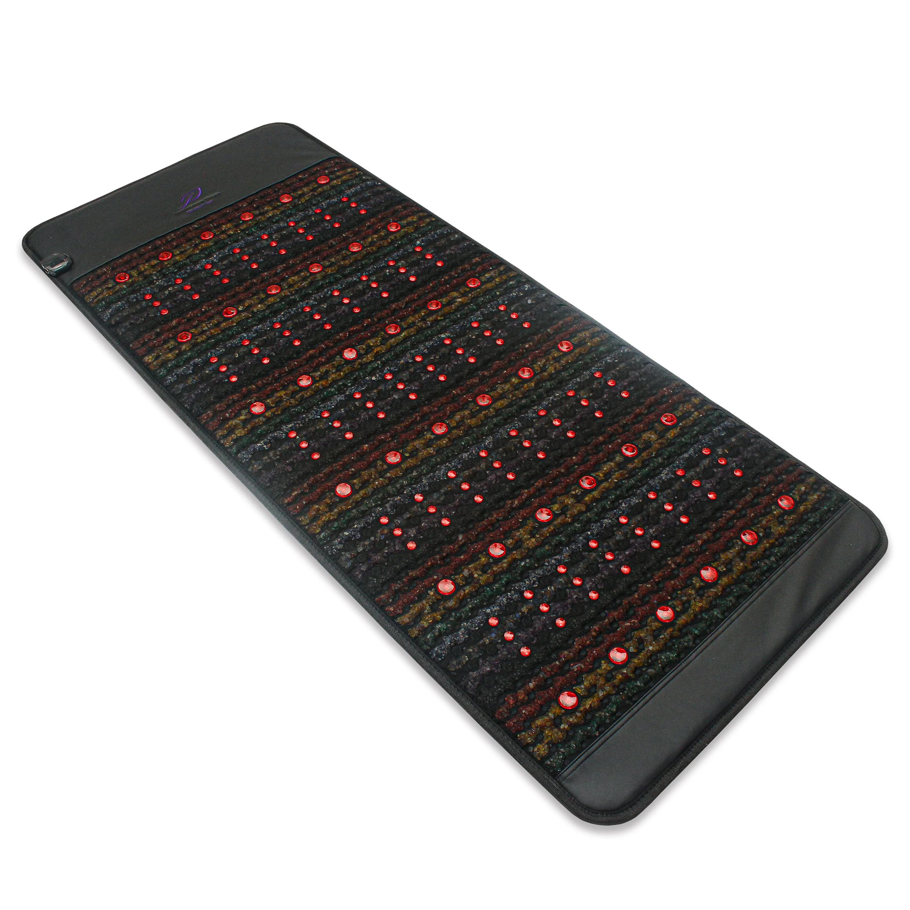 Luxuryade B190 Negative Ion FlR Heating Pad Crystal Amethyst Heating Mat Photon Red Light Therapy PEMF Infrared Mattress
