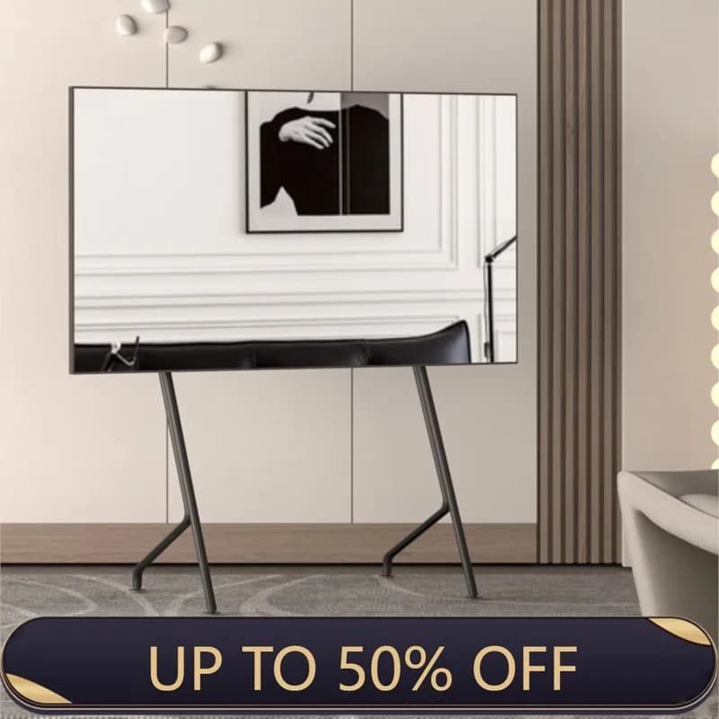 MOMO Mobile Art TV Stand Floor-standing Vertical Cart TV Rack General Teaching Conference Advertising All-in-one Machine