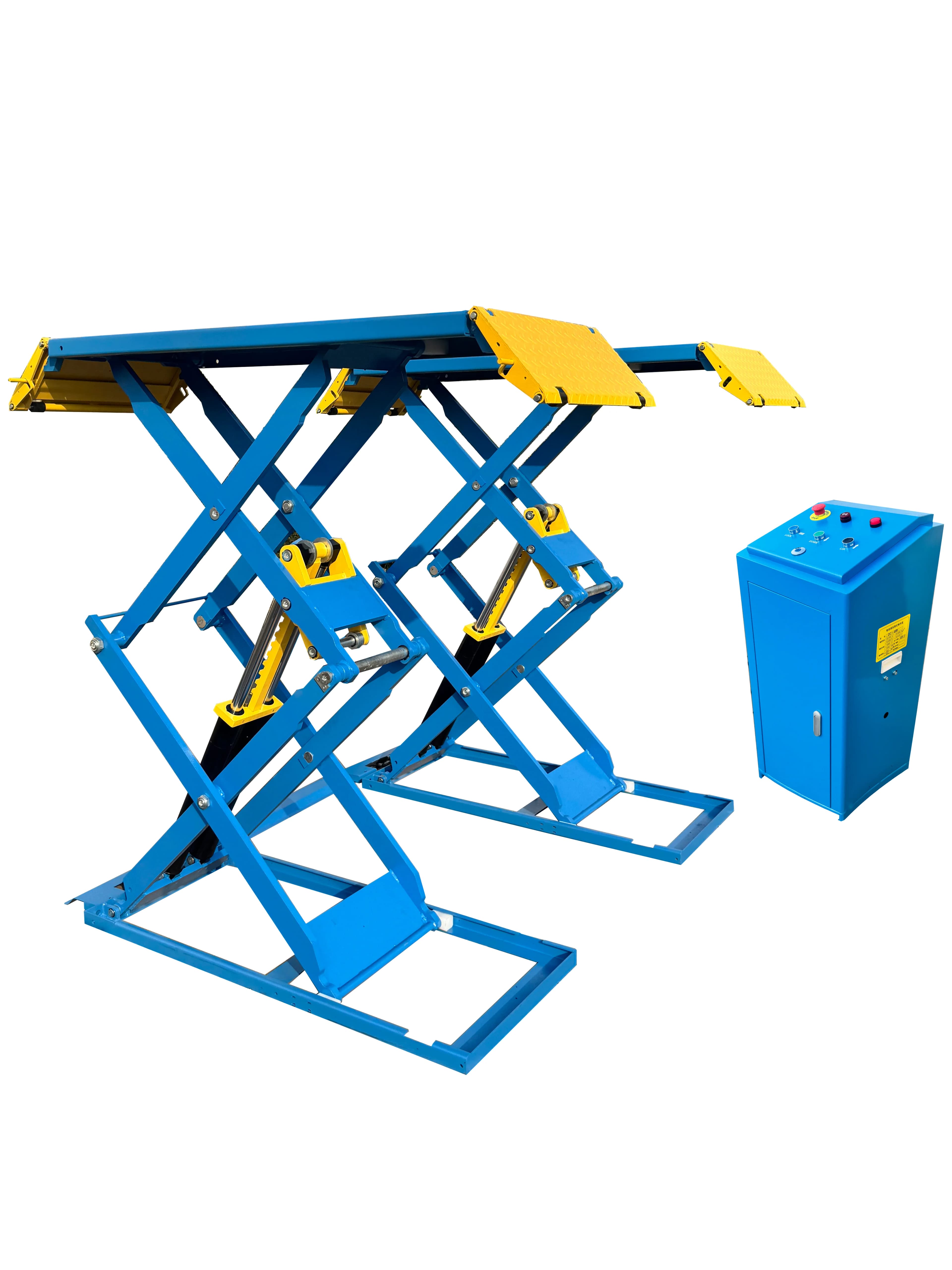 Durable Scissor Lift Aluminum Ramp Double Scissor Lift Above Ground Car Lift Vehicle Equipment