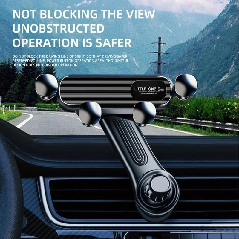 Universal Air Outlet Gravity Car Phone Holder GPS Positioning Bracket Fit 4.7-7 Inch Smartphone Car Interior Accessory