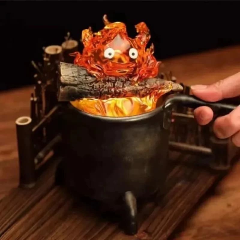 3d Flame Casifa Night Light Resin Statue For Halloween Home Decoration As A Gift For Comic Enthusiasts Model Digital Gift