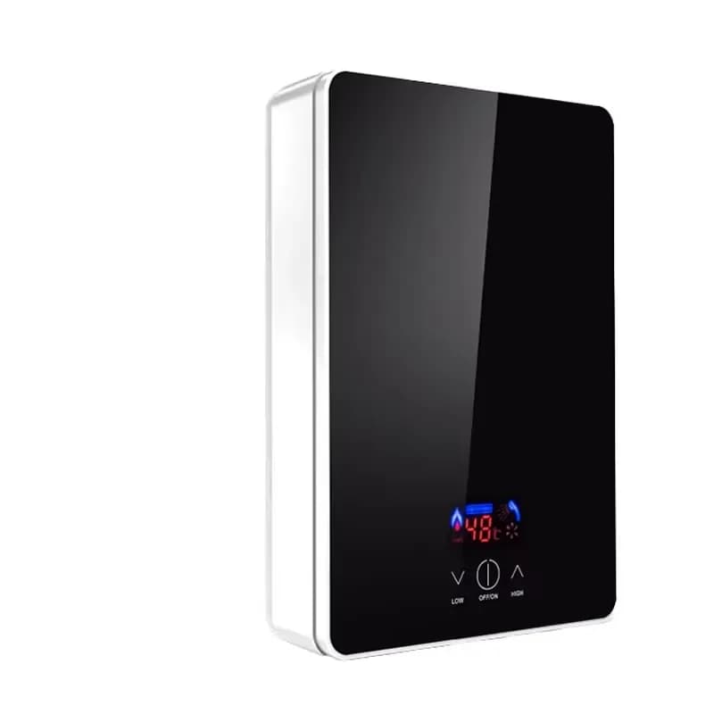 Electric Tankless Water Heater for 3.5KW–6KW 110–120V Wall-Mounted Instant Shower Heater with US EU Plug for Household Garage