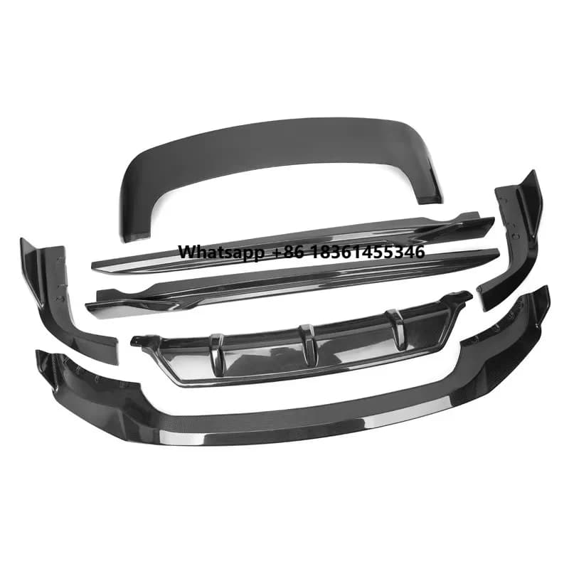 High Quality Carbon Fiber Body Kits for  X5 G05 2019+  Front Bumper Lip Rear Diffuser Side Skirt