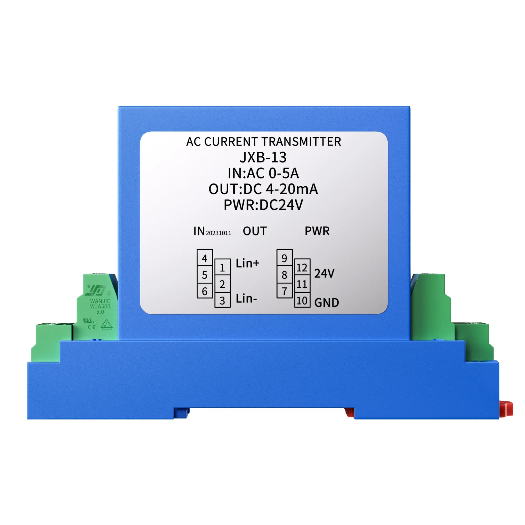 Current Sensor 0-1A 0-2A 0-5A 0-10A AC Current Transducer 4-20mA 0-10V RS485 AC DC Current Transmitter 0-5V 1-5V