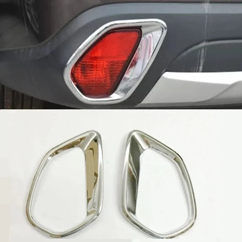 Car Front Rear Fog Light Lamp Frame Cover Trim Car Sticker Plates For Mitsubishi Outlander PHEV 2020 2018 2017 2016 2015 2014