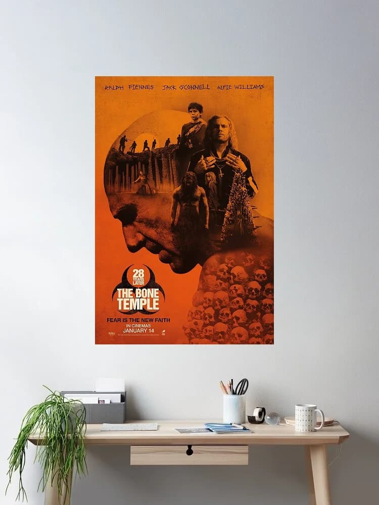 28 Years Later 2026 Movie, Art Print Silk Poster Home Wall Decor