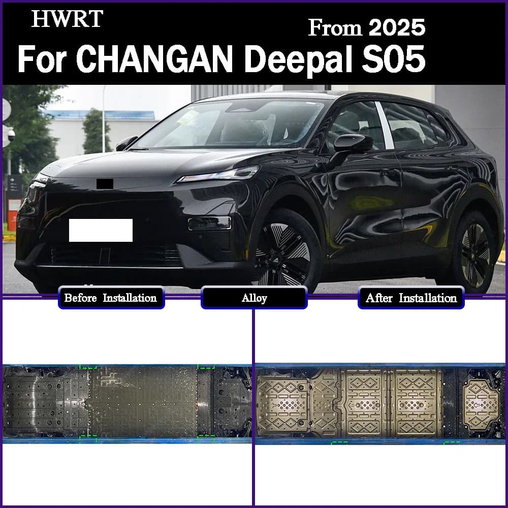 For CHANGAN Deepal S05 2025 510KM Protective Plate For Front Motor Rear Motor Front Batter Rear Battery Chassis Guard Board