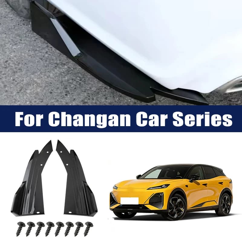 Rear Bumper Lip Diffuser Splitter Canard Protector Front Spoiler Body Kit For Changan CS35 CS55 CS75 PLUS UNI-K UNI-T V Uni