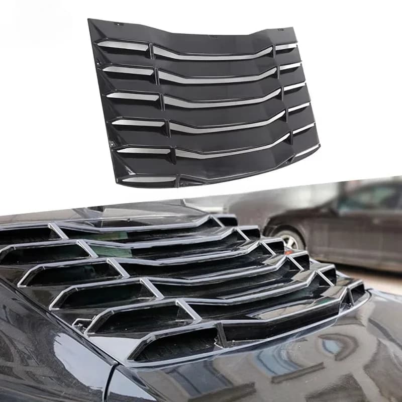 ear Window Louver Top Wing Spoiler Rear Sun Shade Blinds Air Outlet Shutter for Chevrolet Camaro 2016-2019 Car Accessoriescustom