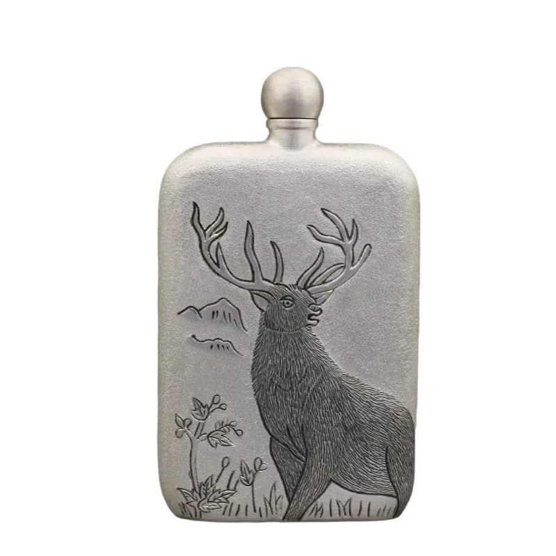 Simple deer, marching pot, wine jug, kettle, portable wine set