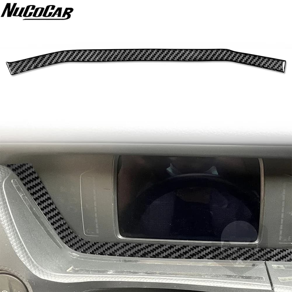For Honda Fit Jazz GR9 2023-2025 Carbon Fiber Dashboard speedometer Panel Trim strip Car Accessories Interior Decorative Sticker