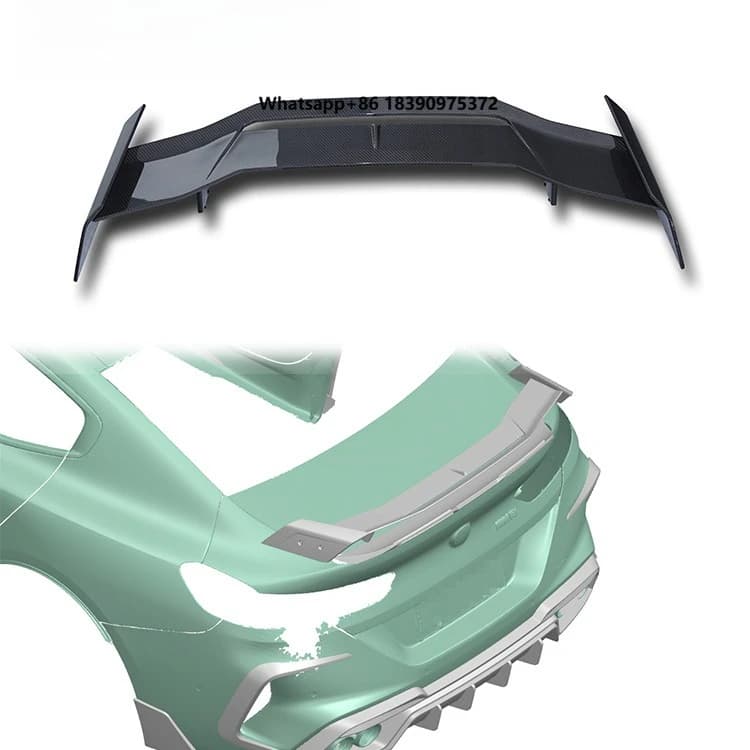 Aulena Dry Carbon Rear Spoiler V2 for