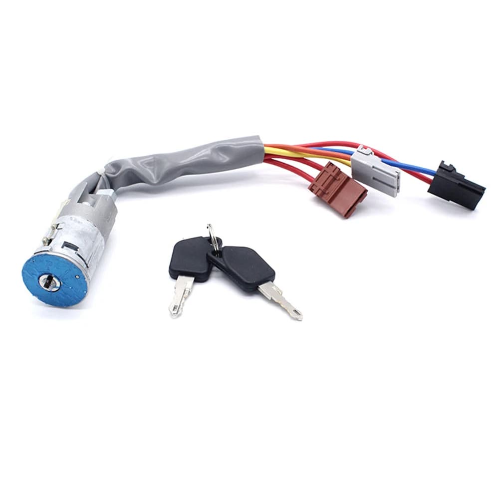 for Peugeot 306 93-97 Ignition Switch and Lock Barrel Cylinder Set with 2 Keys 4162.99 416299 252113
