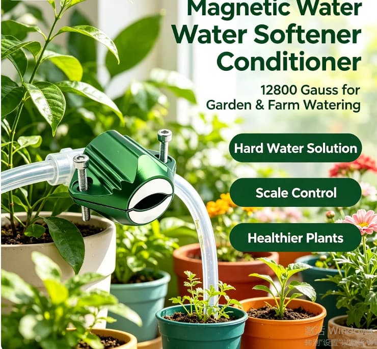12800G Magnetic Water Conditioner No Salt Physical Softener Anti‑Scale For Agricultural Household Pipe Water Treatment