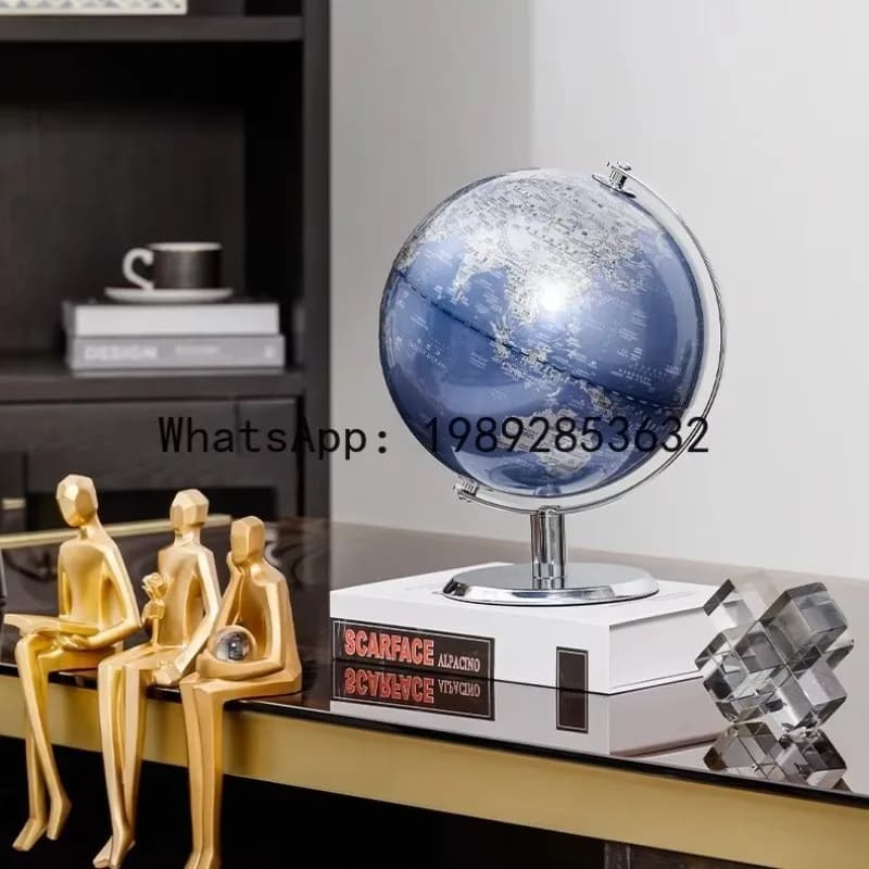 PYJ multilingual metal bracket globe geography teaching supplies home ornament light luxury