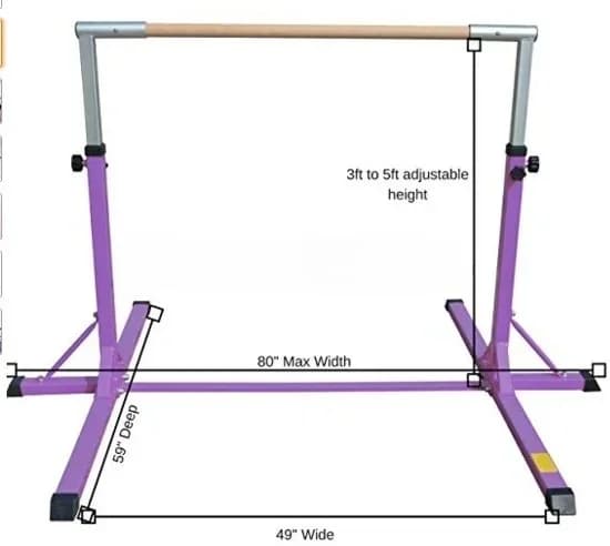 China hot sale kids gym horizontal bar manufacturer