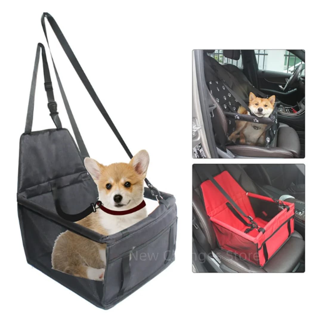 Detachable and Washable Car Pet Seat Cushion with Hanging Bag Dog Travel Pet Car Seat Cover Comfortable Travelling Experience