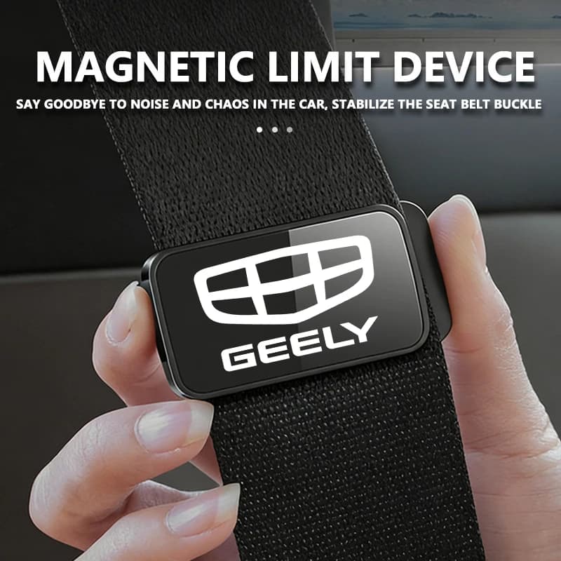 Universal Car Seat Belt Stabilizer Fastener, Adjustable Safety Belt Length Clip For Geely Geometry C Tugella GC9 X7 GX3 CK GC6 L