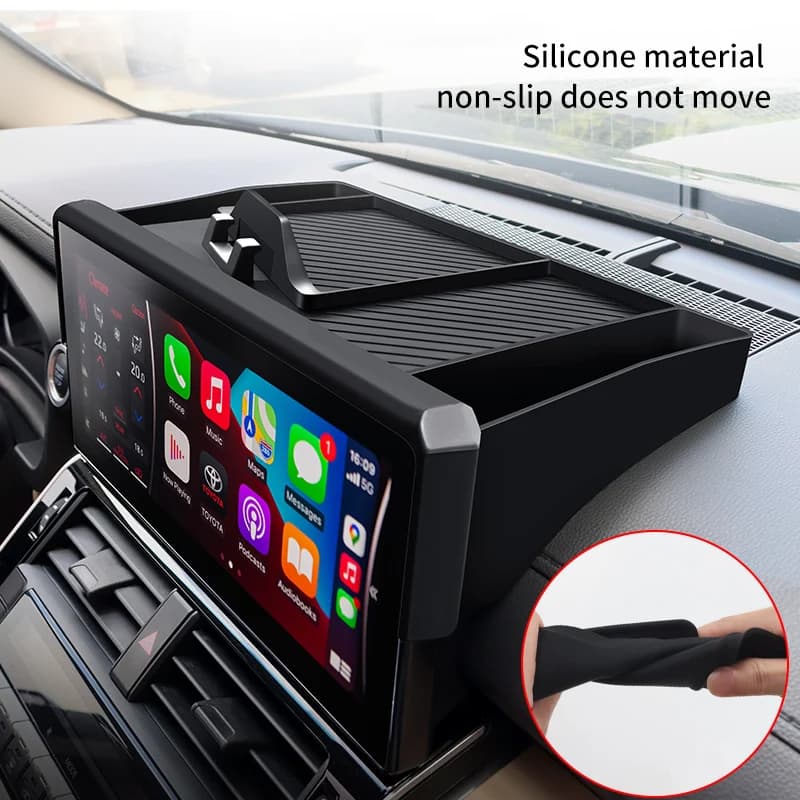 For Toyota Land Cruiser 300 LC300 2021-2027 Dashboard Organizer Phone Holder Stable Holding Anti-Slip Mat Interior Accessories