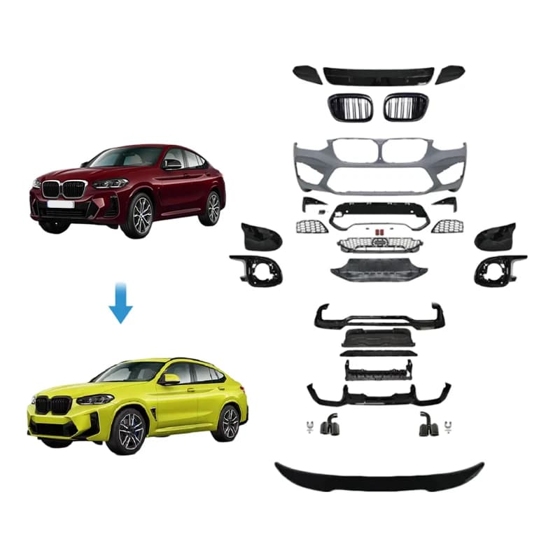 High Quality Multi Models M Performance Bolt-On Upgrade Accessories G80 G82 G20 G30 X3 X5 Front Body Kit Fog Light Rear Diffuser