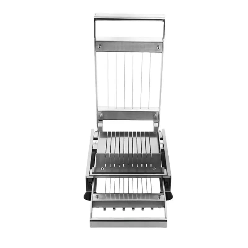 Professional Manual Cake Cutter Square Soft Cheese Slicer Guitar Wire Cutting Tool for Bakery Shop Commercial Kitchen