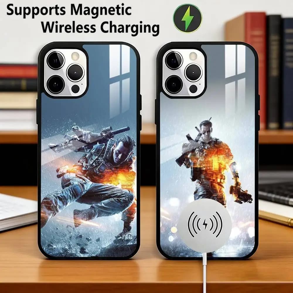 Game A-Battlefield-S Phone Case For iPhone17,16,15,14,13,12,11 Plus,Pro Compatible with magnetic wireless charging Gift