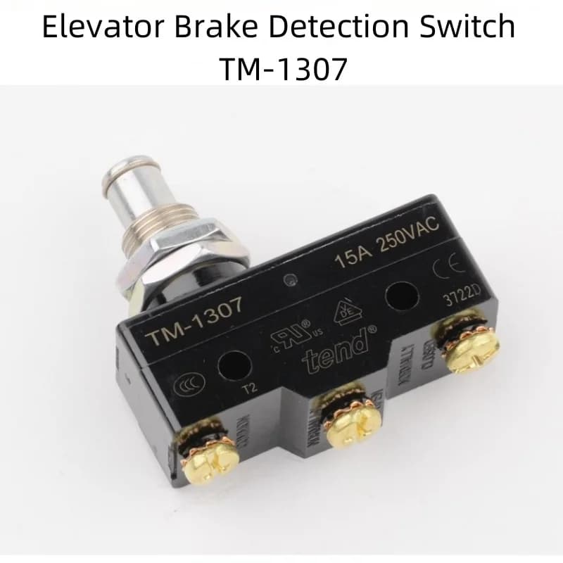 1PCS Elevator Brake Detection Switch TM-1307 Weight Overload Micro Switch Safety Touch Plate For ThyssenKrupp Original Equipment