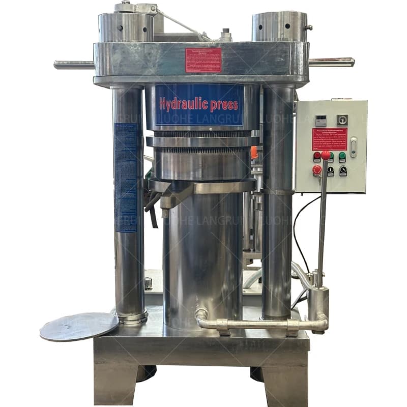 Industrial Hydraulic Oil Press - Extracts Oil From Seeds/Nuts, Easy Operation, Durable Construction