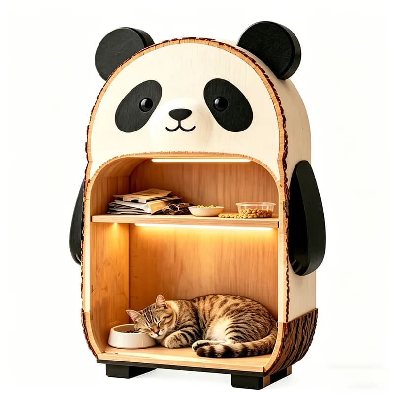 Indoor pet villa furniture various shapes pet table table